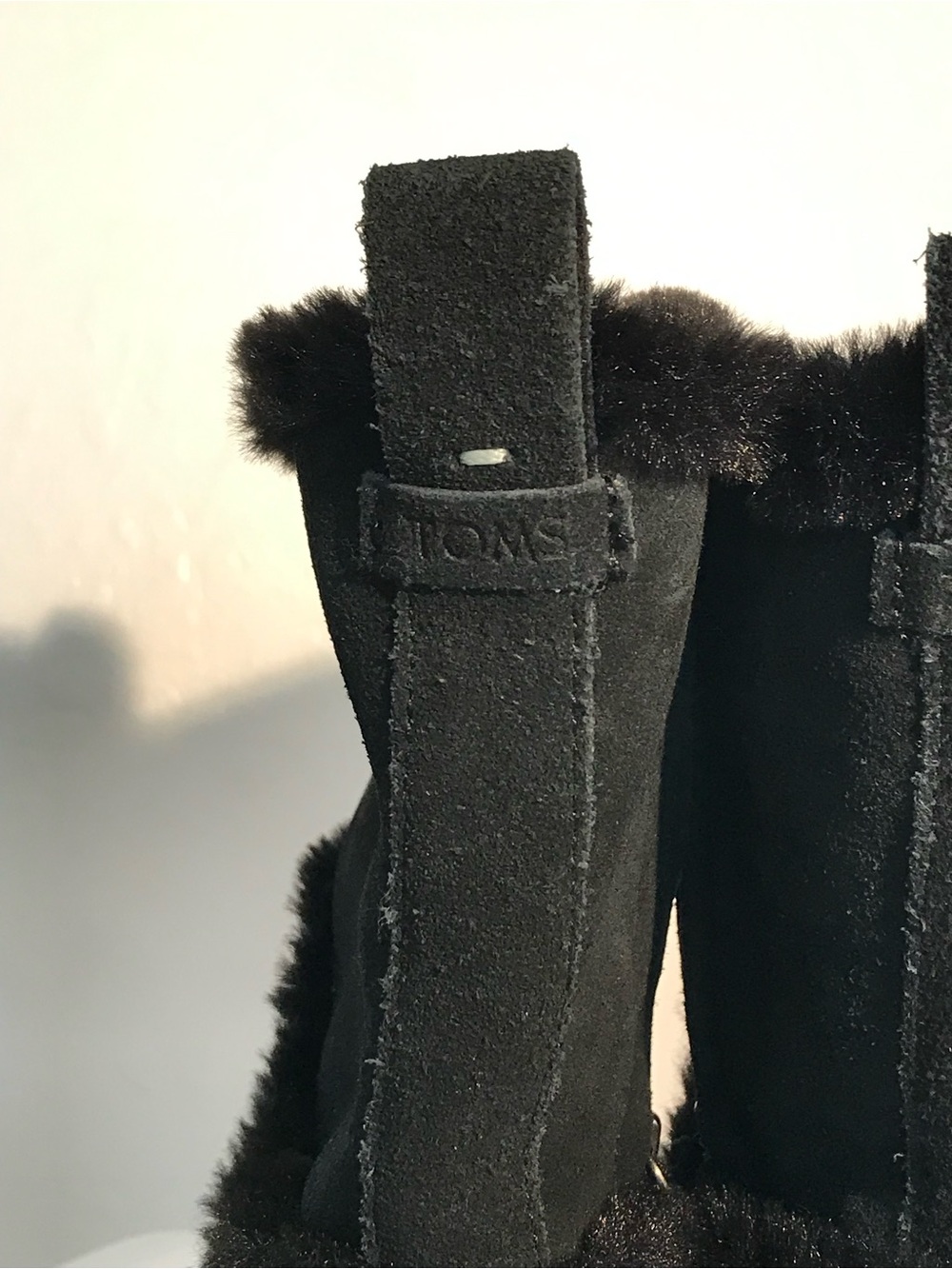 TOMS Makenna Mid-Calf Suede  and Leather Winter Boot size 7 - Picture 4 of 11